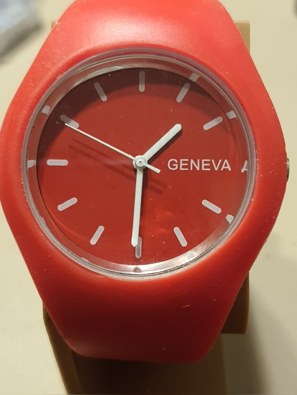 🦋10/$20🦋 Geneva Red Silicone Women's Watch